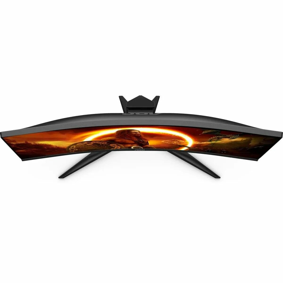 Монитор 27" AOC 1920х1080(FHD) IPS, nonGLARE, 250cd/m2, H178°/V178°, 1000:1, 80M:1, 1ms, VGA, 2xHDMI, DP, Tilt, Swivel, Speakers, Curved, Bla - фото №10