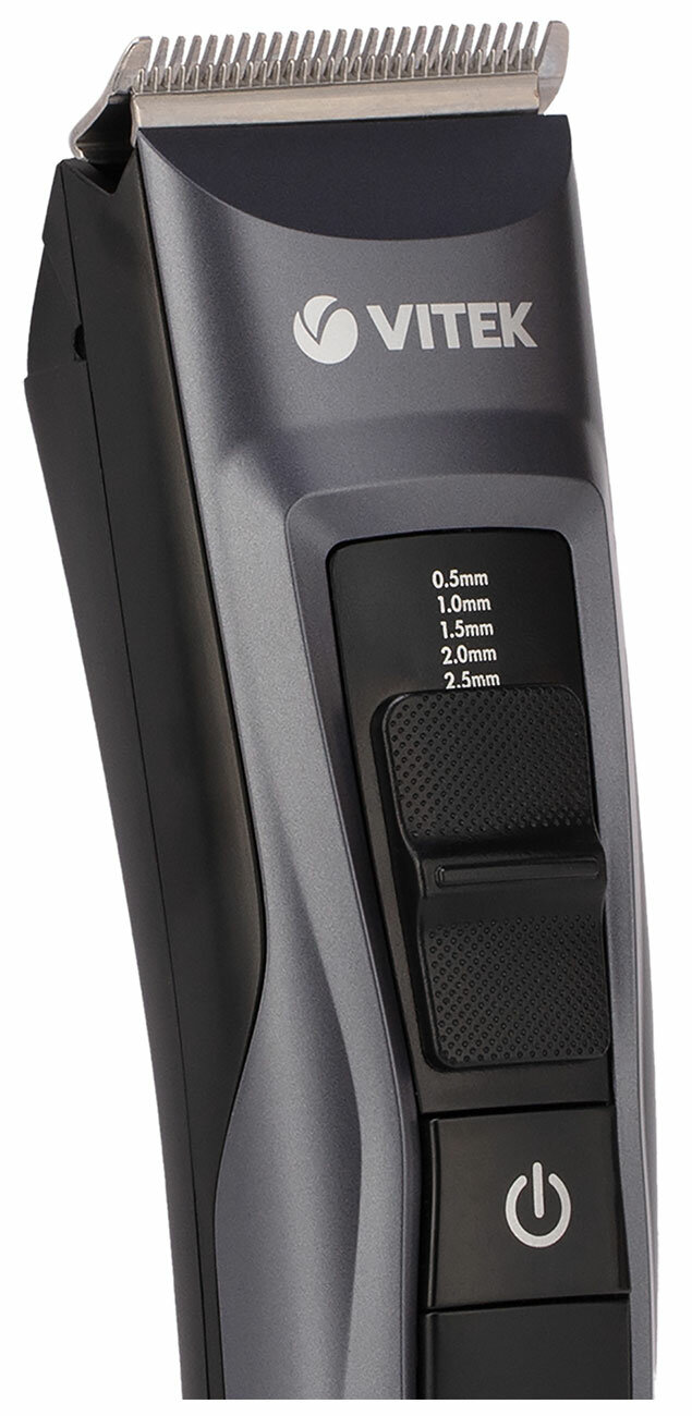 Обзор: Машинка для стрижки волос Vitek VT-2582, черный, 2.4 Вт