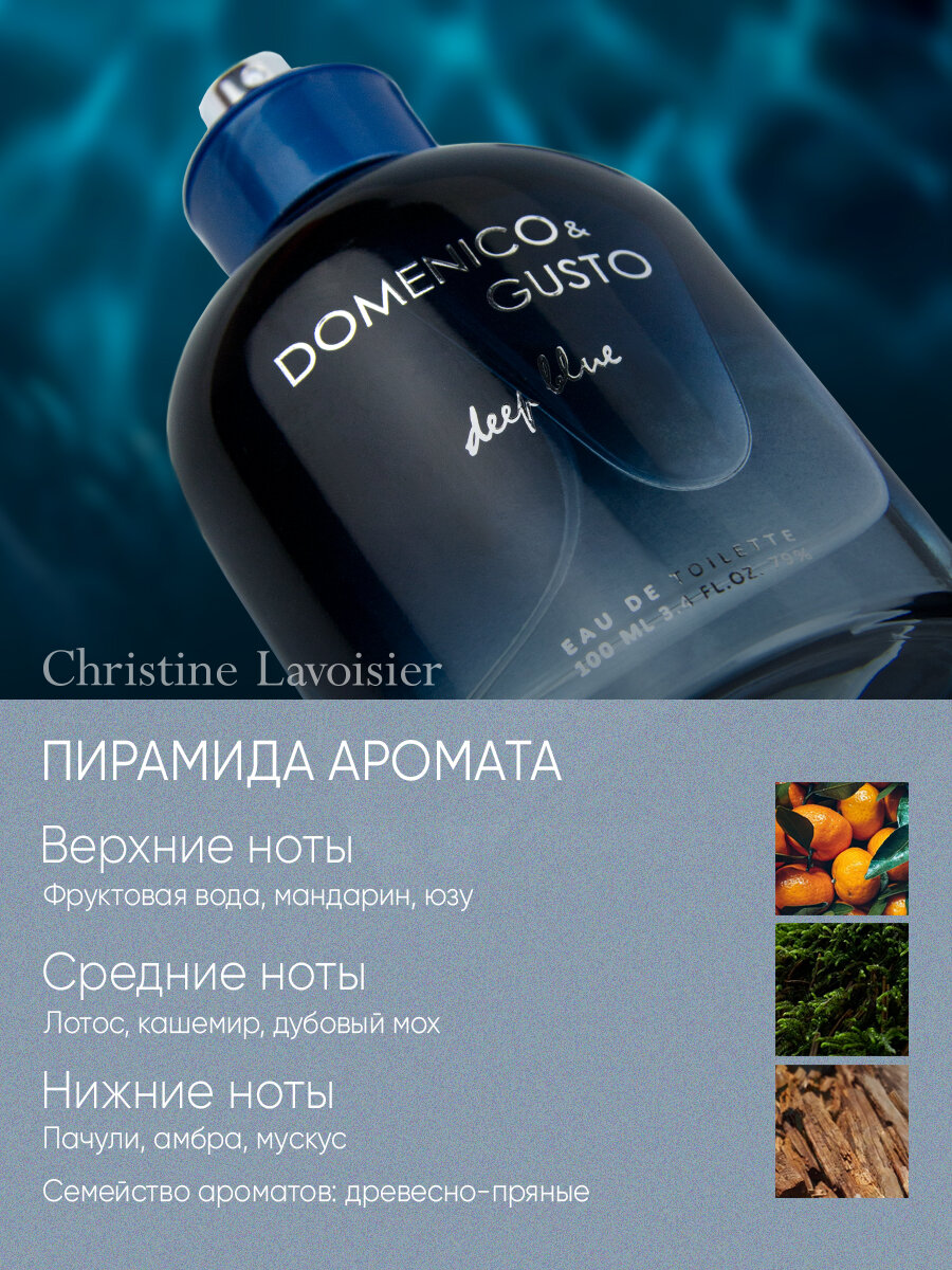 Christine Lavoisier Parfums туалетная вода Domenico & Gusto Deep Blue — фото 1