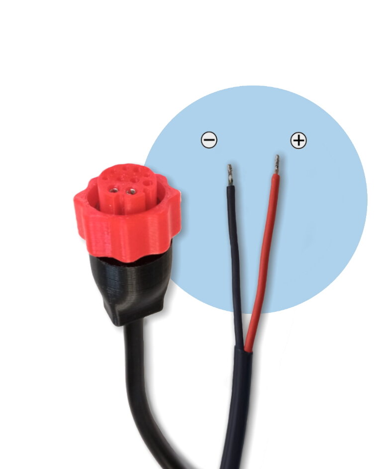 Кабель питания для эхолота Lowrance HDS, HDI, Elite FS, Elite TI, TI2, Carbon, LMS и др