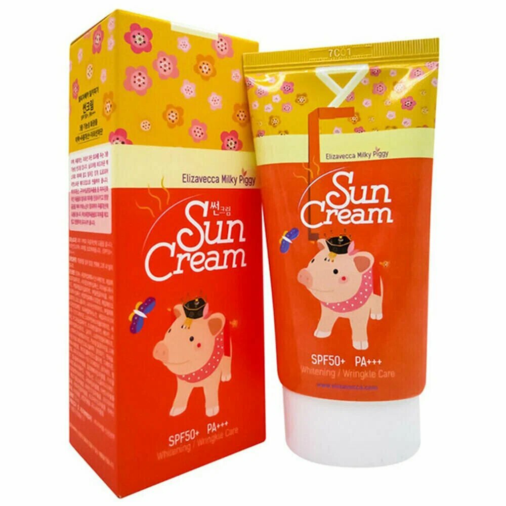 Солнцезащитный крем | Elizavecca Sun Cream Spf50+ Pa+++ Milky Piggy 50ml