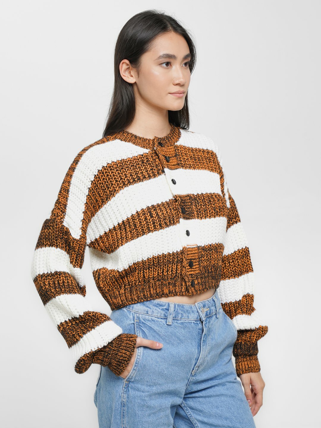 Кардиган Didov TRIKO, размер 44-52, бронзовый — фото 1