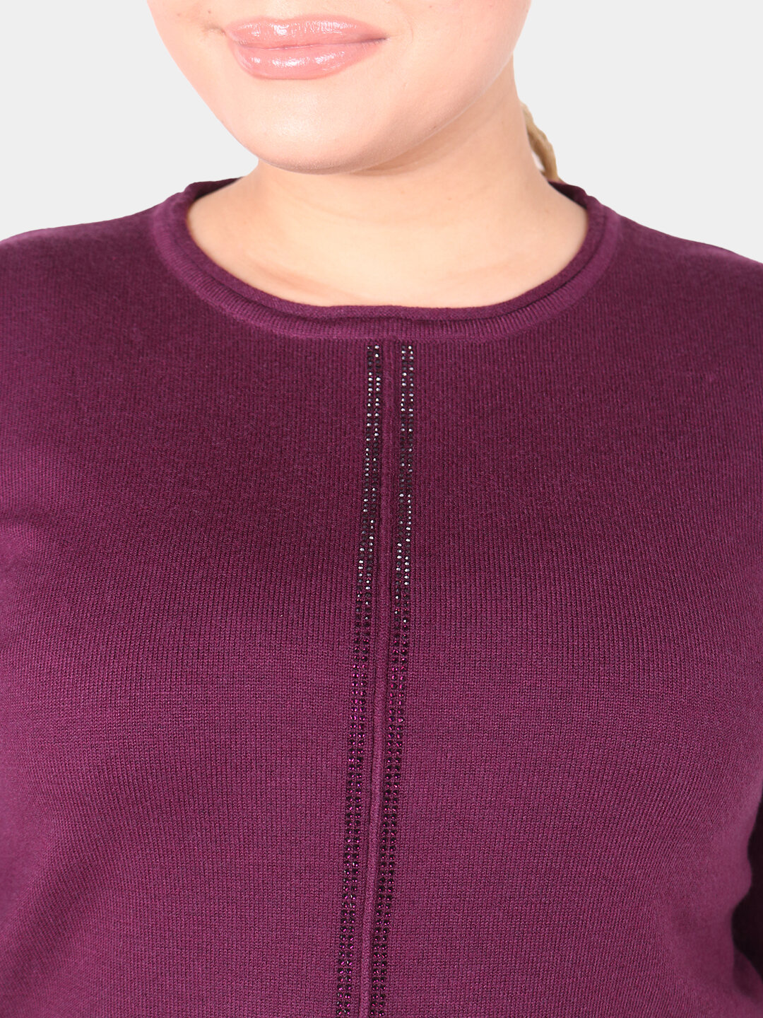 Свитер размер One Size, , бордовый — фото 1