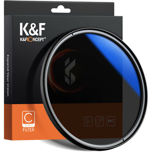 Светофильтр K&F Concept HMC CPL 58mm поляризационный