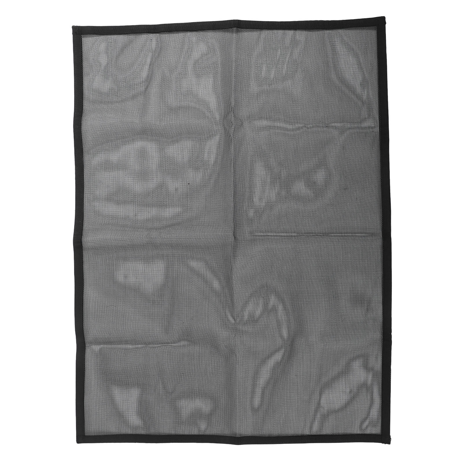 Экран для камина ПВХ искрозащитная крышка безопасная сетка для ворот пылезащитный детский барьер для малышей домашних животных черный 29x40 дюймов