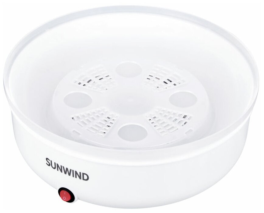 Сушилка для овощей и фруктов SUNWIND SUN-FD-1, белый, 5 поддонов