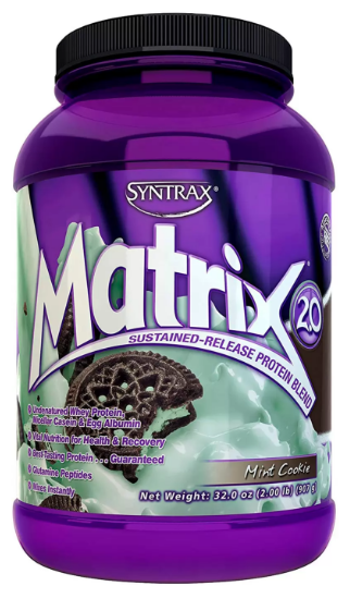 Комплексный протеин SYNTRAX Matrix 2 lbs 907 г, Мятное печенье