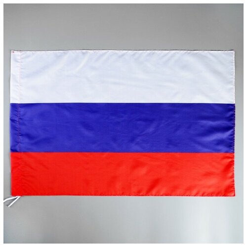 Флаг России, 60 х 90 см, полиэфирный шёлк флаг триколор флаг россии набор флагов 60 см