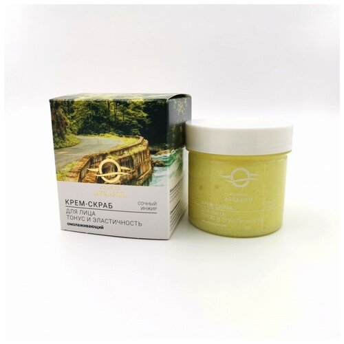 Крем-скраб «Сочный инжир», тонус и эластичность кожи ⟨омолаживающий⟩, 