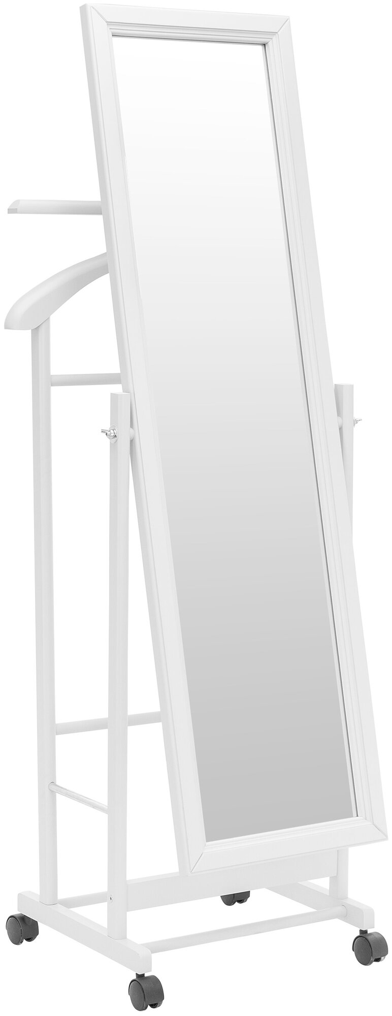 Вешалка с зеркалом Leset Сиэтл, белый - фотография № 4