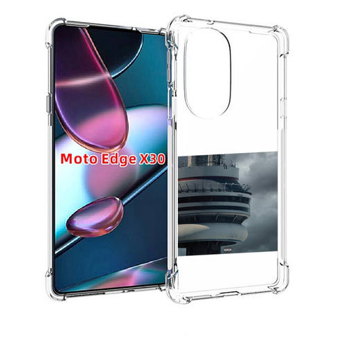 Чехол MyPads Drake - Views для Motorola Moto Edge X30 задняя-панель-накладка-бампер