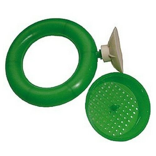 Кормушка для рыб круглая с присоской