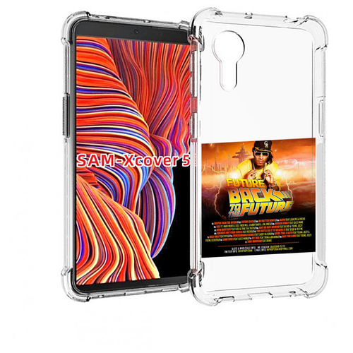 Чехол MyPads Future - Back To The Future для Samsung Galaxy Xcover 5 задняя-панель-накладка-бампер чехол mypads future back to the future для xiaomi black shark 5 задняя панель накладка бампер