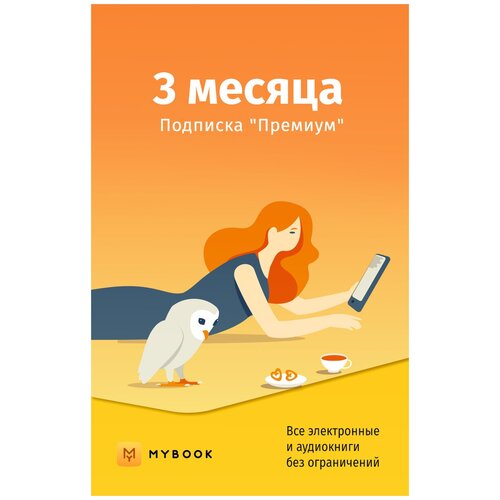 Подписка Mybook Премиум 3 месяца 129000₽