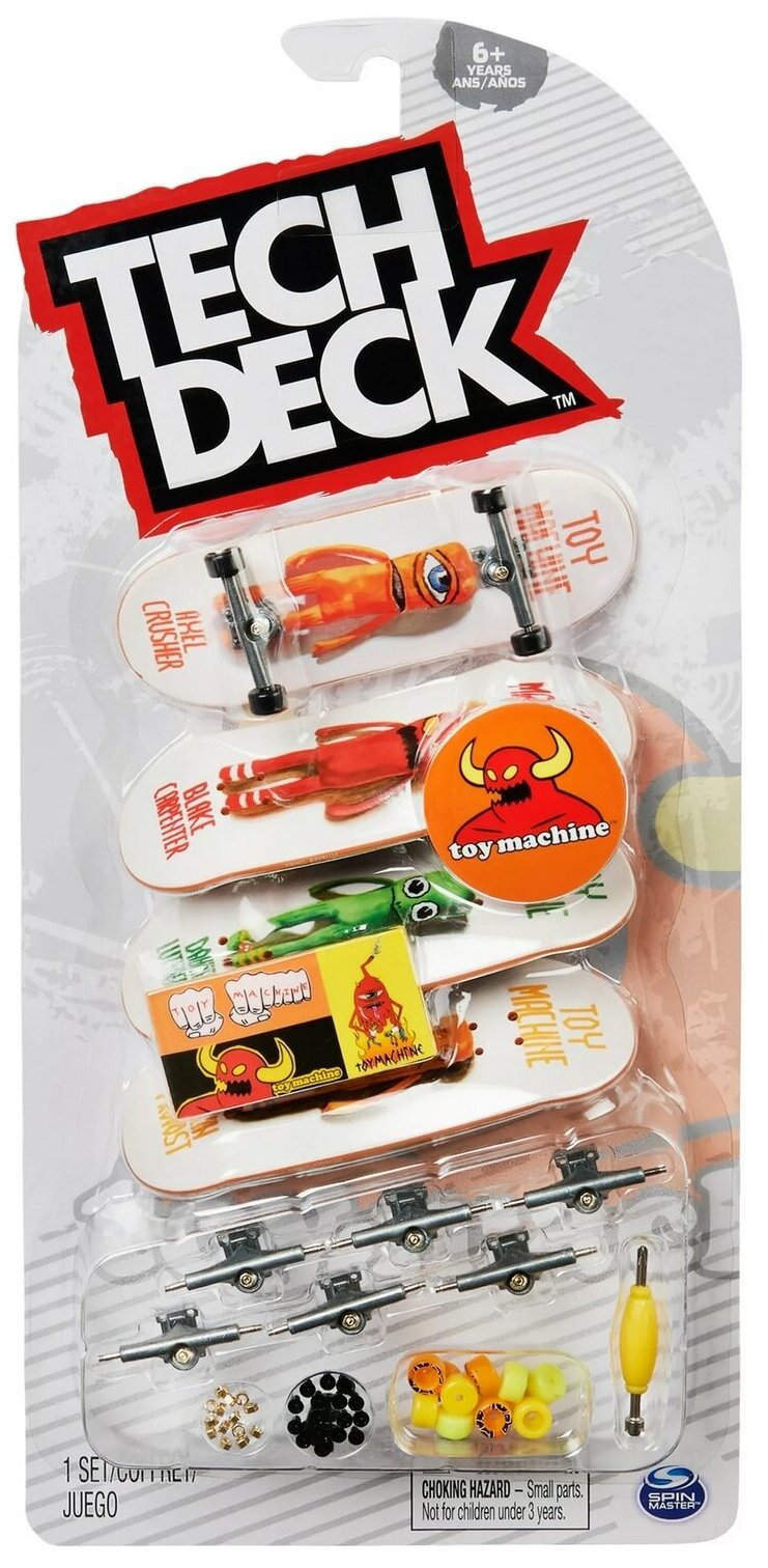 Фингерборды Tech Deck 4 в 1, toy machine