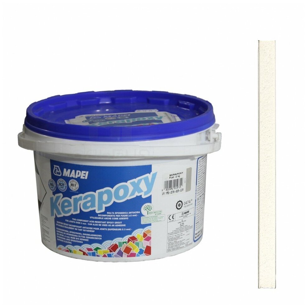 Затирка Mapei Kerapoxy №100 белая 2 кг