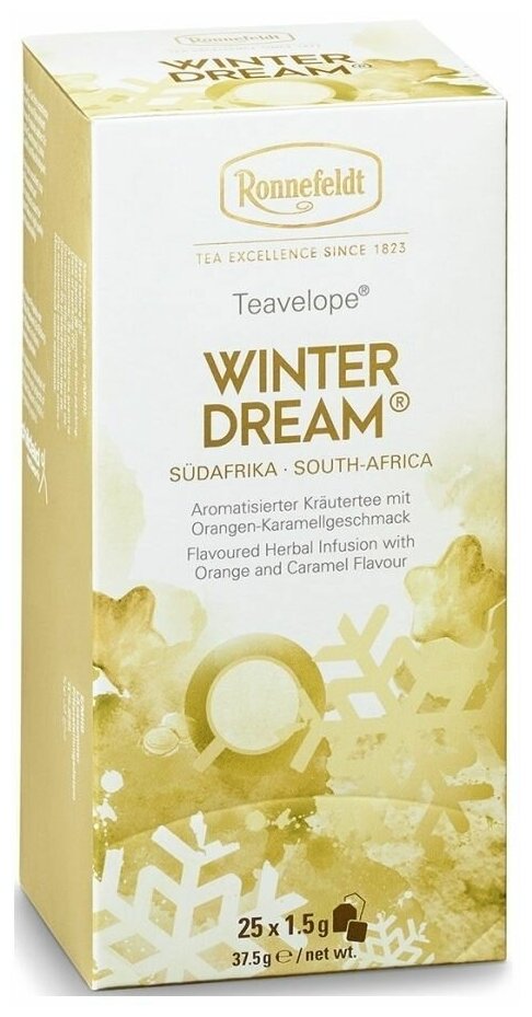 Травяной чай Ronnefeldt /Роннефельд Teavelope Winter dream (Зимние грезы) 25 пакетиков. Арт.16500