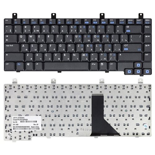Клавиатура для ноутбука HP Pavilion ZE2014AP черная 1130₽