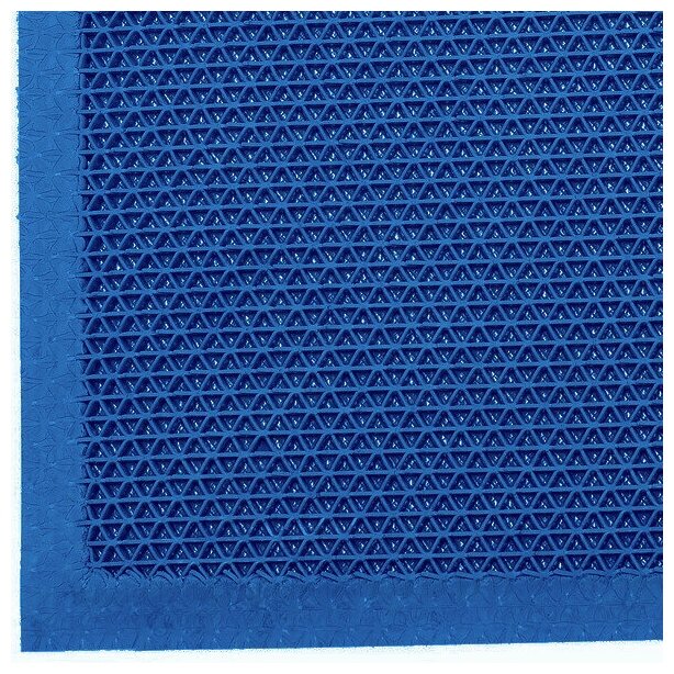 Коврик придверный «Твист плюс» (закрытые ячейки с подложкой) 40*60 см, 6,2 мм, синий - фотография № 2