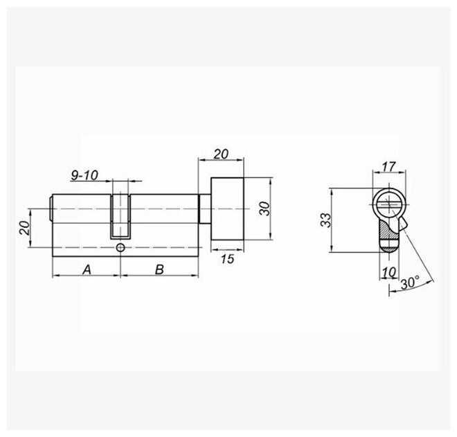 Евроцилиндр DORMA 7039000000062 - фотография № 3