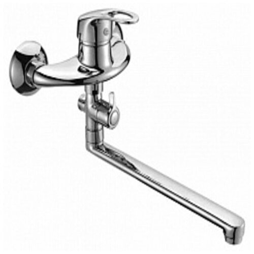 Смеситель для ванны Calorie 1033-А03, шаровый 40мм, излив 40см