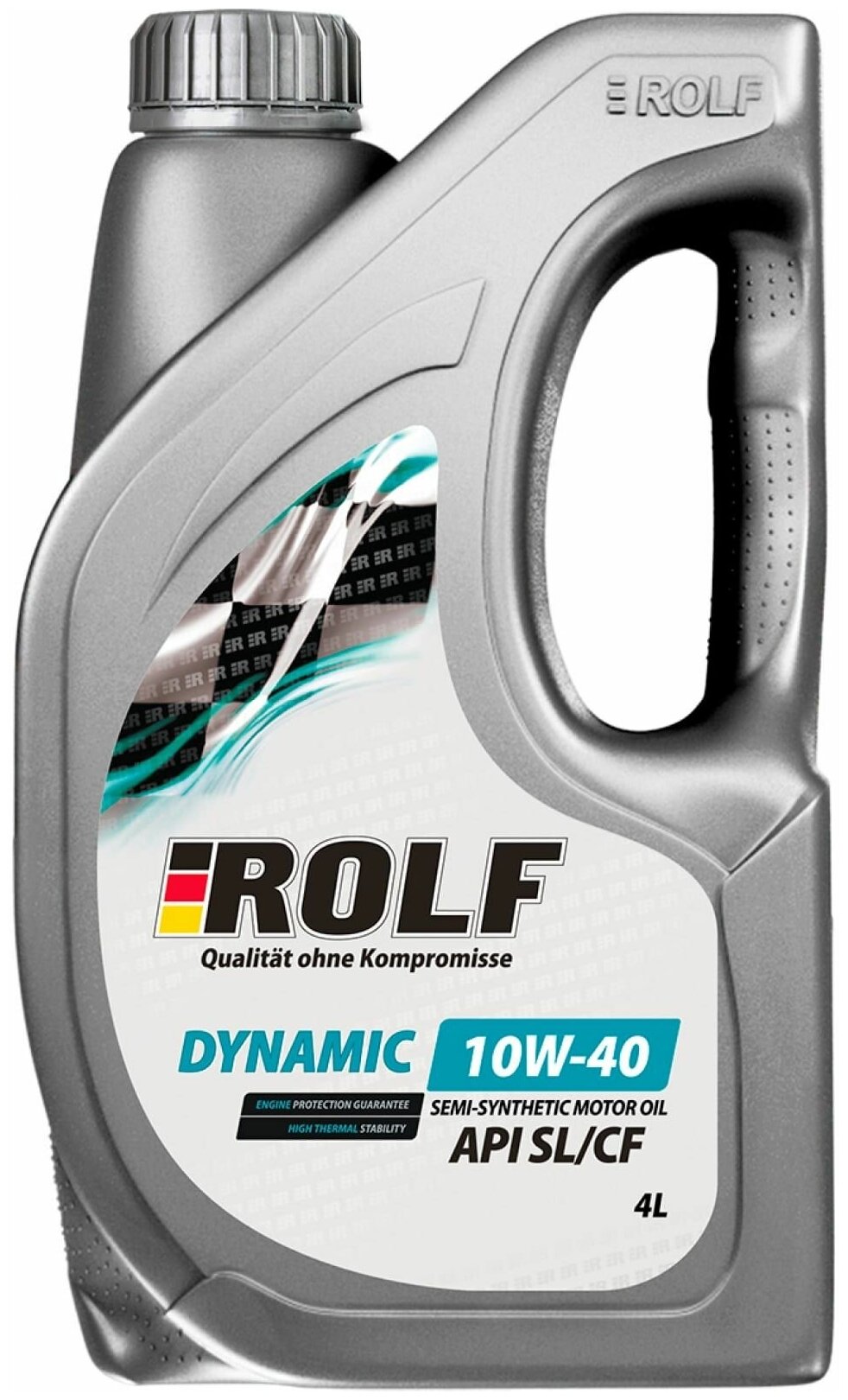 Полусинтетическое моторное масло ROLF Dynamic 10W-40 SJ/CF, 4 л