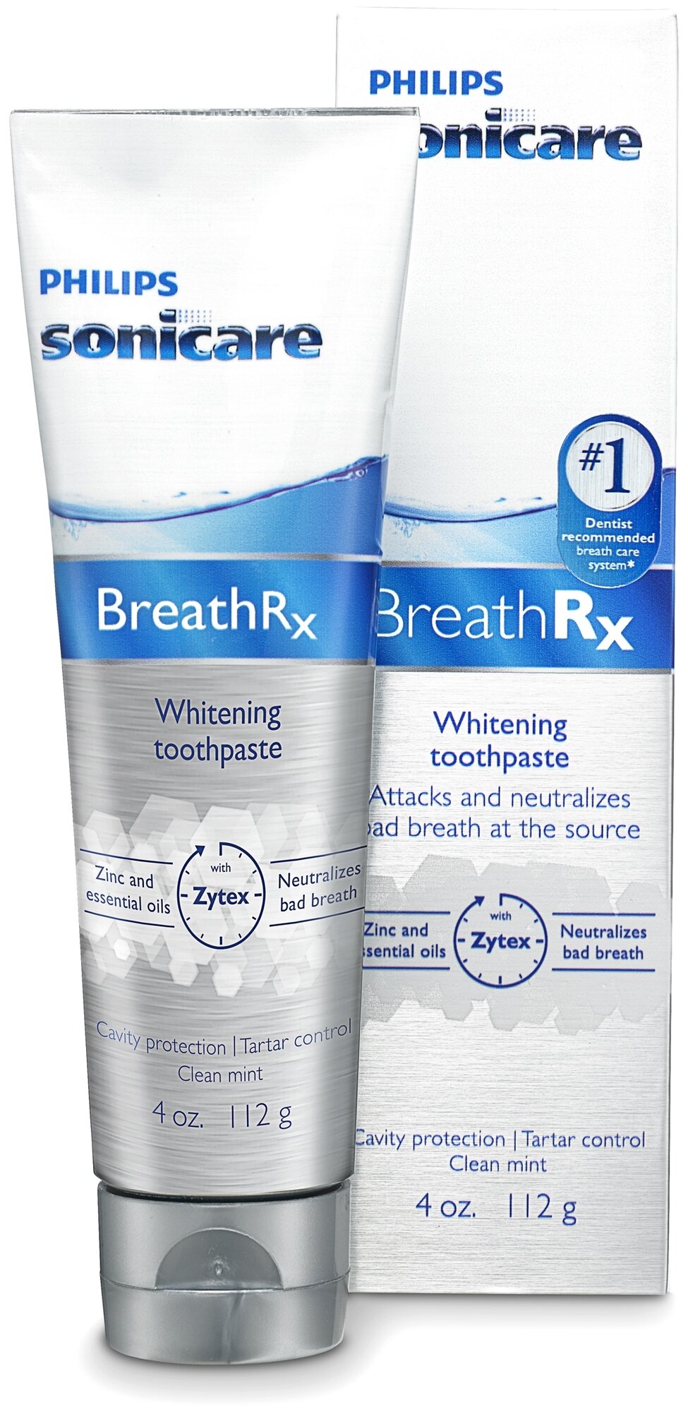 Зубная паста BreathRX отбеливающая, 85 мл