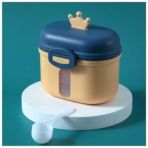 Контейнер для хранения детского питания Корона 240 гр цвет желтый 710₽