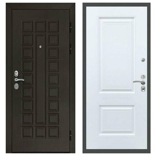 Дверь входная (стальная, металлическая) Сенатор Престиж 3К CISA Смальта 04 