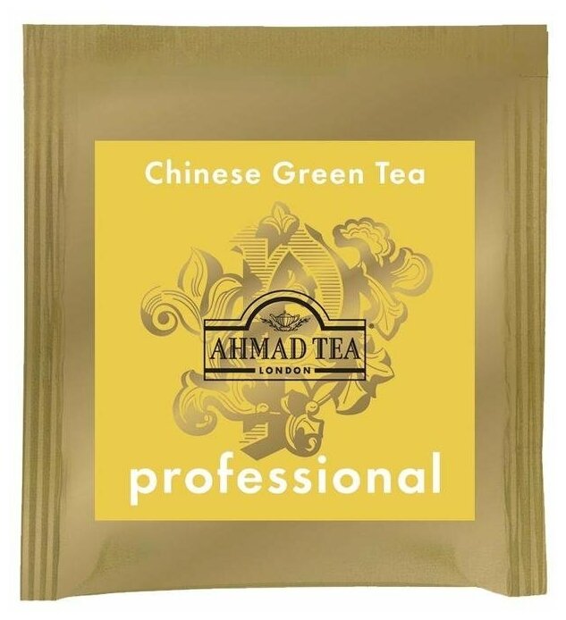 1565 Чай "Ahmad Tea","Professional", Чай зеленый "Китайский", пакетики с ярлычками, в к/ф, 300х1,8г - фотография № 2