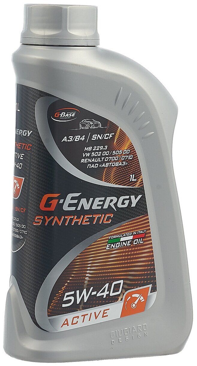 Масло моторное G-Energy Synthetic Active 5W-40, синтетическое, 1л