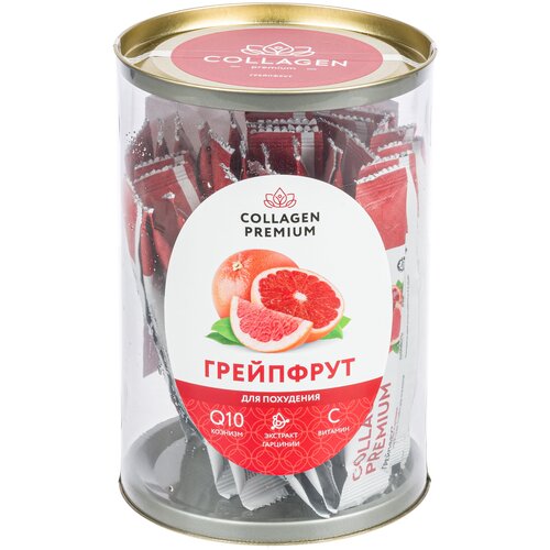 Натуральный пищевой коллаген Collagen Premium с грейпфрутом в саше - 31 шт