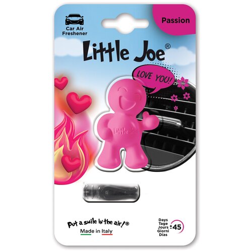 Ароматизатор в дефлектор улыбающийся человечек Little Joe OK Passion, Страсть