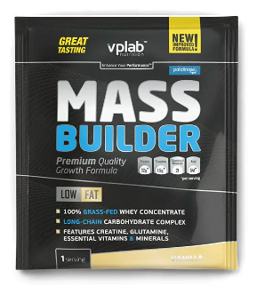 VPLAB Гейнер mass builder (100 гр. 10шт) ванильный