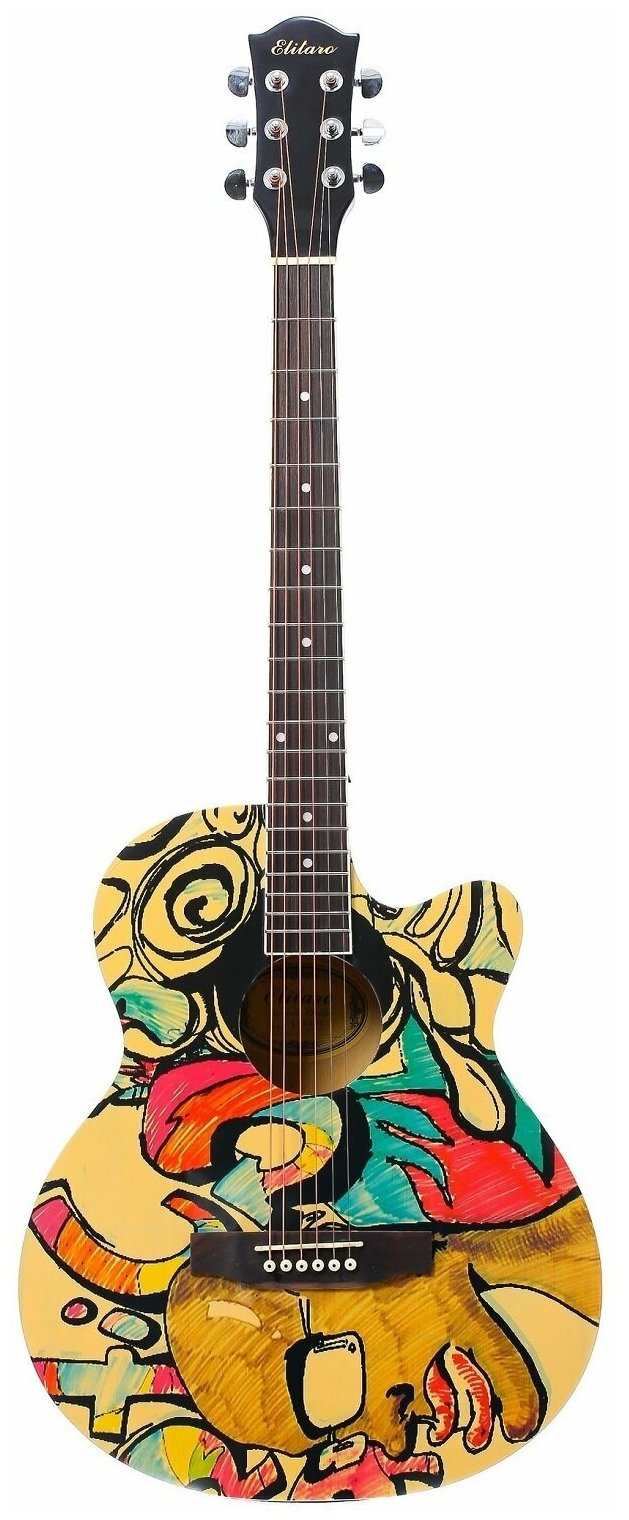 Акустическая гитара Elitaro E4040 Lone, 40 дюймов