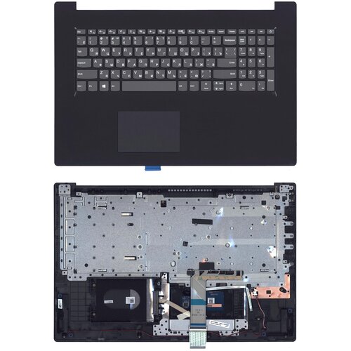 Клавиатура для ноутбука Lenovo IdeaPad L340-17API русская серая с черным топкейсом 6710₽