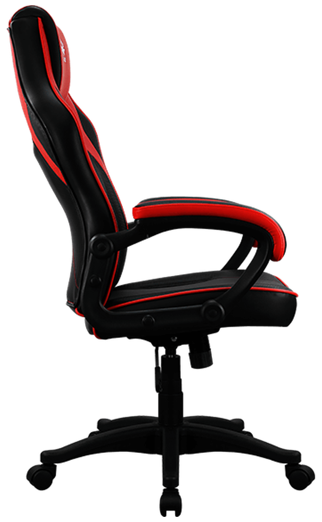 Компьютерное кресло игровое AeroCool AC40C AIR, обивка: искусственная кожа, цвет: черный/красный - фотография № 2