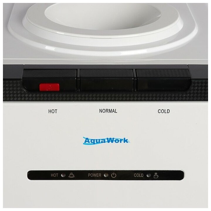 Aqua Work V908 (белый) электронный, шкафчик 14л, 3 кнопки - фотография № 3