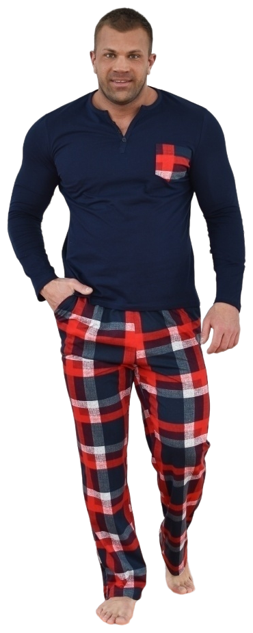 Пижама мужская с брюками и футболкой TLG, 58 размер