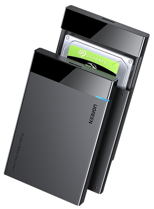 Внешний корпус Ugreen 2.5" SATA III, USB 3.0 (30848)