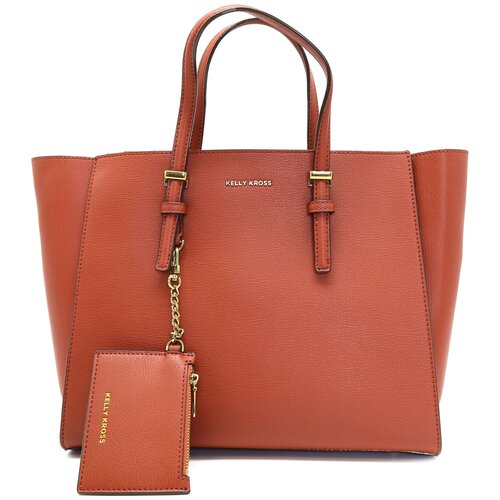 фото Сумка тоут kelly kross кк9901-1, коричневая