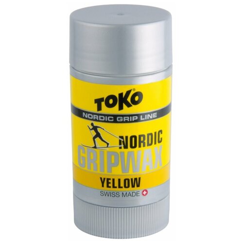 Мазь держания TOKO Nordic (0-2 С), Yellow, 25 g 5508751 спрей toko grip line nordic gripspray желтая 0с 2 70мл