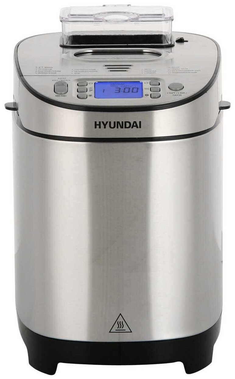Хлебопечка Hyundai HYBM-M0313G, серебристый - фотография № 7