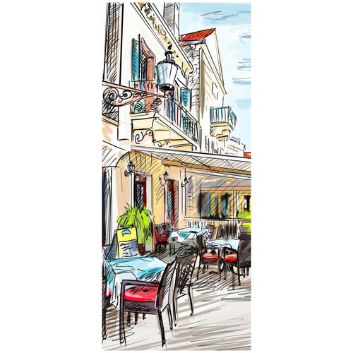 Самоклеящиеся фотообои Иллюстрация Хорватия размер 90x210 см 1928₽