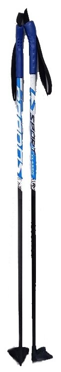 Лыжные палки STC Brados LS Sport, 100 см, blue