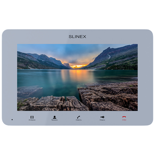 Переговорное устройство (домофон) Slinex SM-07MN серебро видеодомофон slinex sm 07mn white