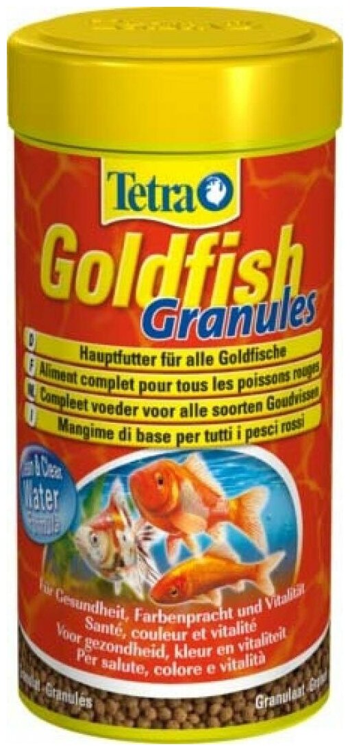 TetraGoldfish Granules корм в гранулах для золотых рыб 250 мл - фотография № 10