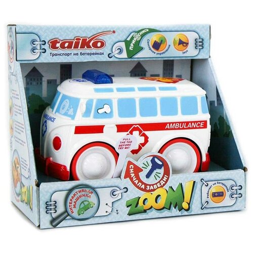 Интерактивная машинка Скорая помощь Taiko Zoom 700₽