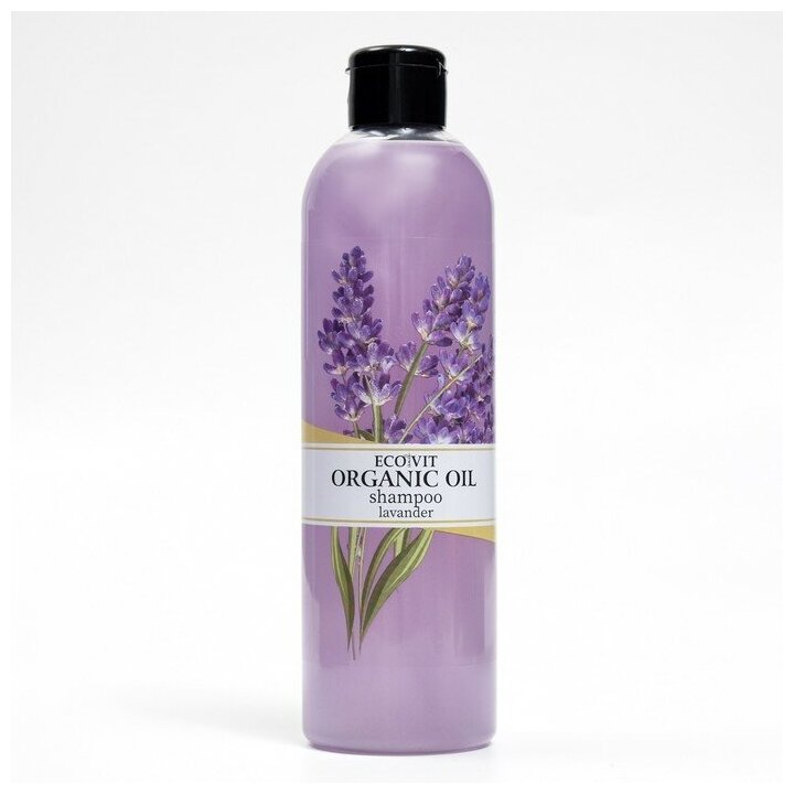 Шампунь ECOandVIT, для волос укрепляющий "Лаванда", серии Organic Oil, 500 мл