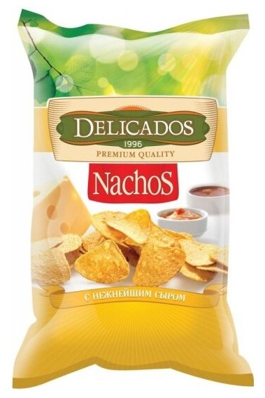 Чипсы Delicados "Начос" кукурузные с сыром 150 г